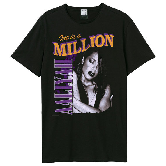 View the Aaliyah Purple One In A Million T-Shirt online at Amplified