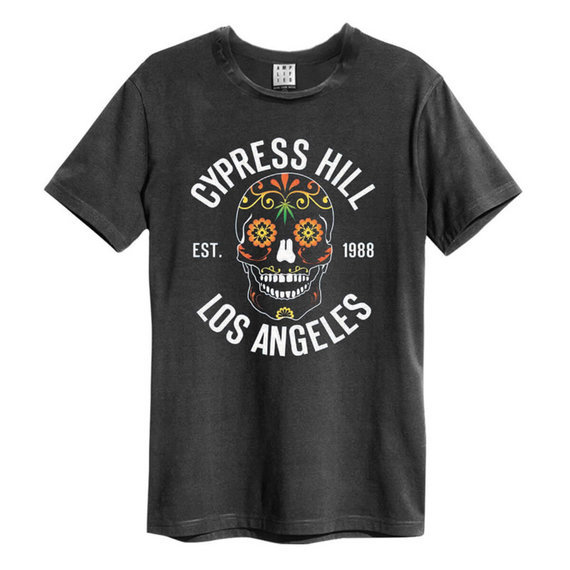 View the CYPRESS HILL FLORAL SKULL online at Amplified