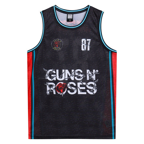 View the Guns N' Roses Basketball Vest online at Amplified