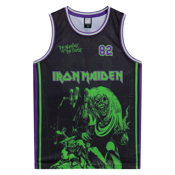 View the Iron Maiden Basketball Vest online at Amplified