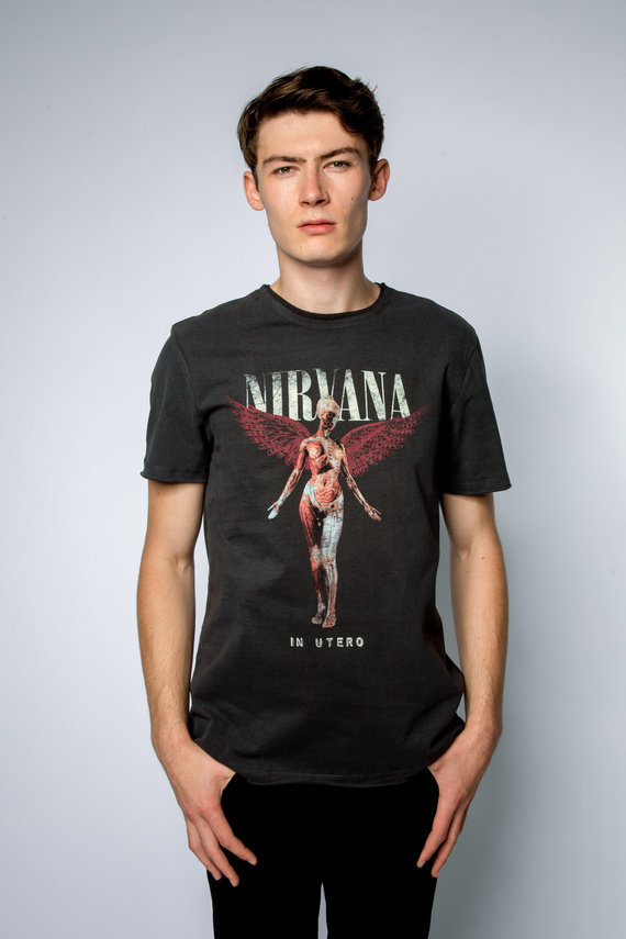 Charcoal Nirvana MTV Unplugged in New York T Shirt 