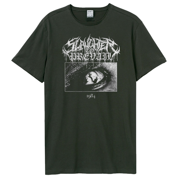 View the Slaughter to Prevail 1984 Metal Logo T-Shirt online at Amplified