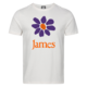 View the James Purple And Orange Daisy T-Shirt online at Amplified