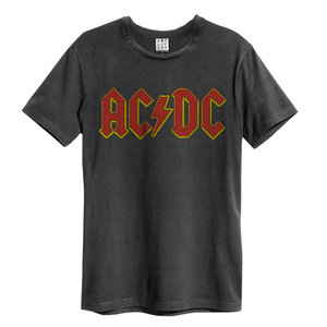 Amplified-AC/DC CLASSIC LOGO DONNA T-shirt GRIGIO S-XL 