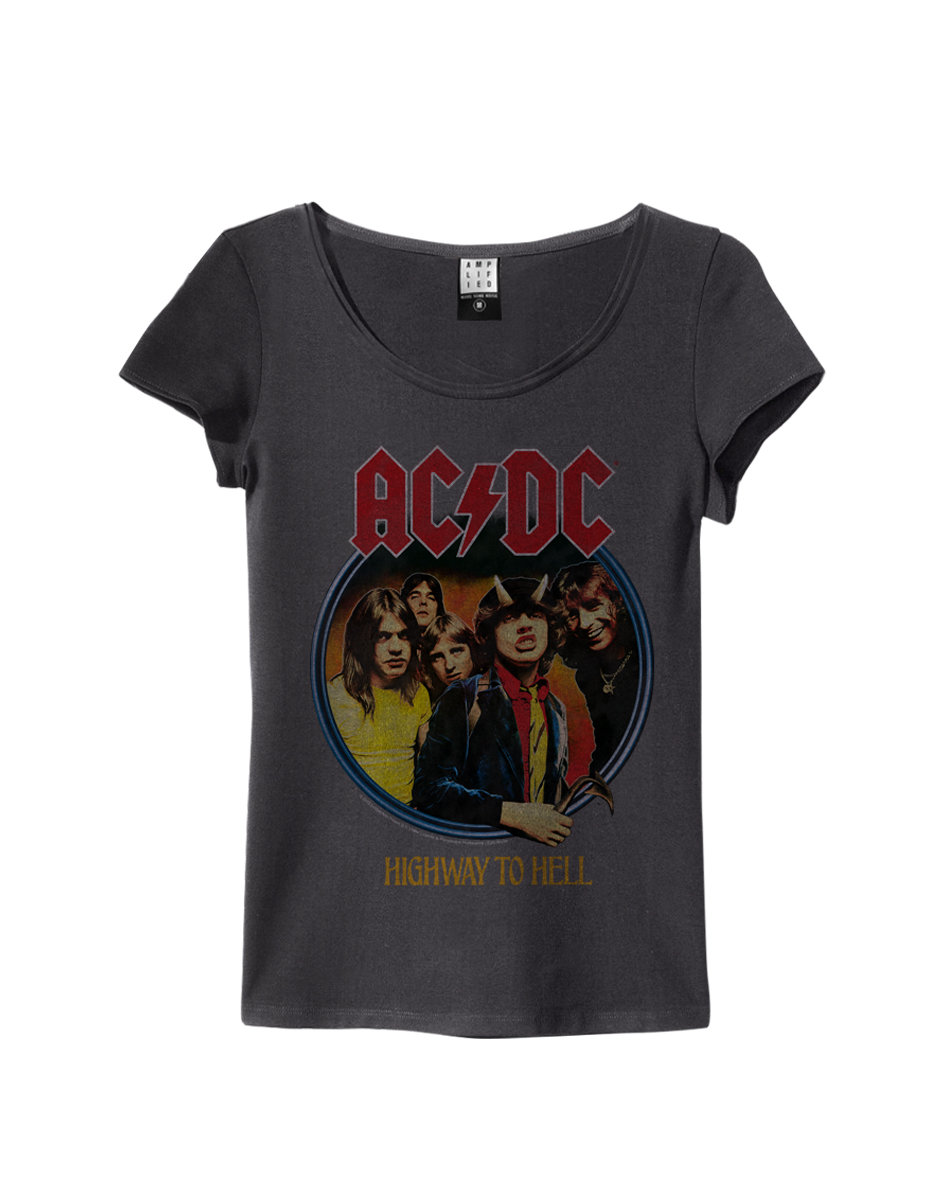 ACDC HIGHWAY TO HELL WOMENS SLIM FIT