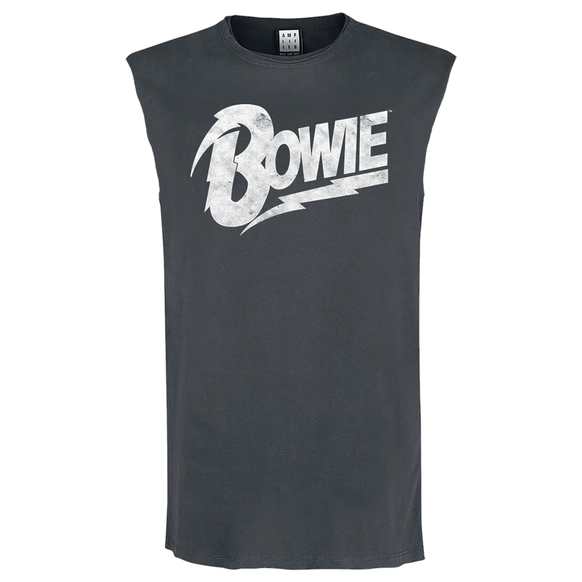 David Bowie White Logo Sleeveless