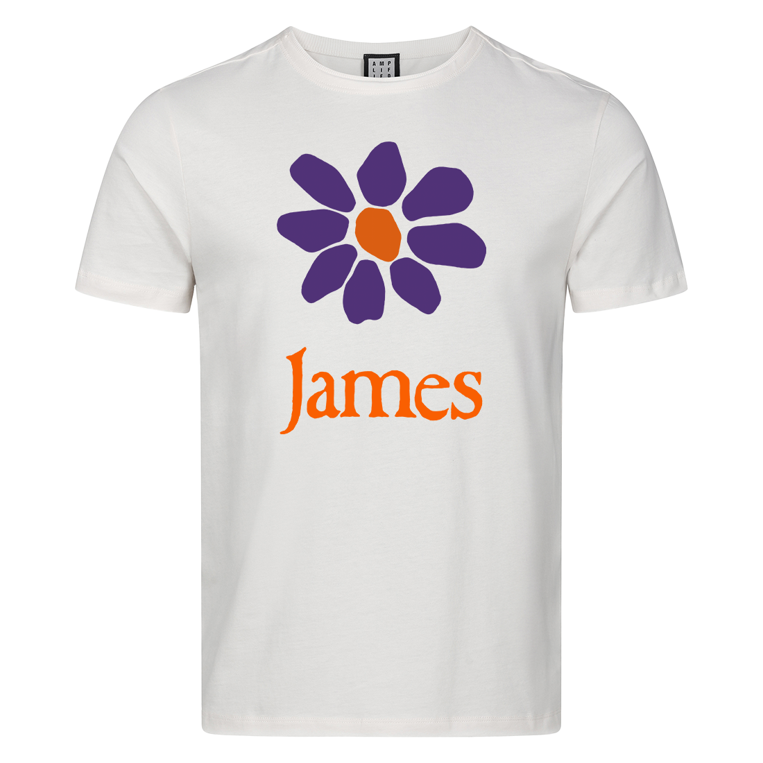 James Purple And Orange Daisy T-Shirt