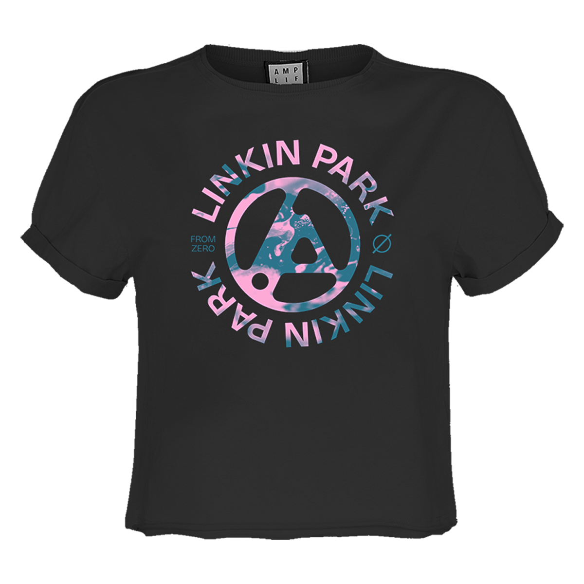 Linkin Park From Zero Camo Spill Ladies Crop Top