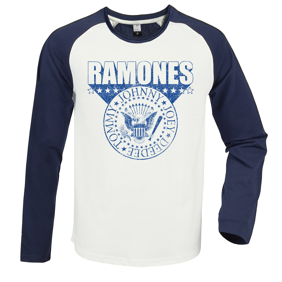 Ramones 3D Crest Baseball T-Shirt