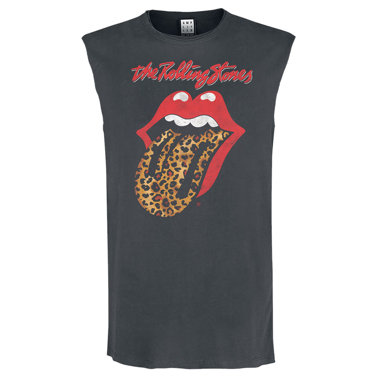 The Rolling Stones Leopard Tongue Sleeveless