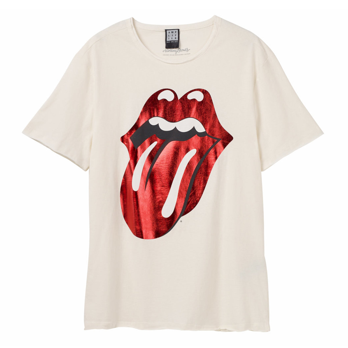 THE ROLLING STONES TONGUE White T-Shirt - Rock T-Shirt UK - Amplified ...